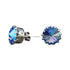 Auskarai "Vintāžš VII (Šviesiai safyro blizgesys)" su Swarovski™ kristalais